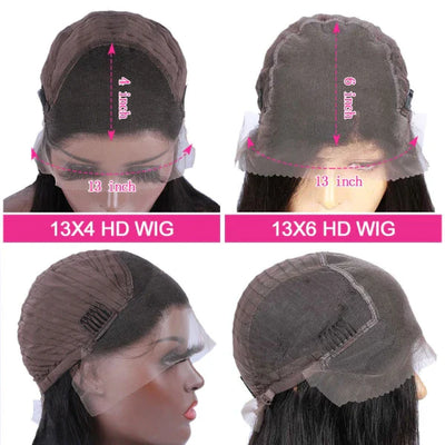 Riverwood Deep Wave Wigs 13x6 HD Lace Front 180% Density Pre-Plucked Virgin Human Hair