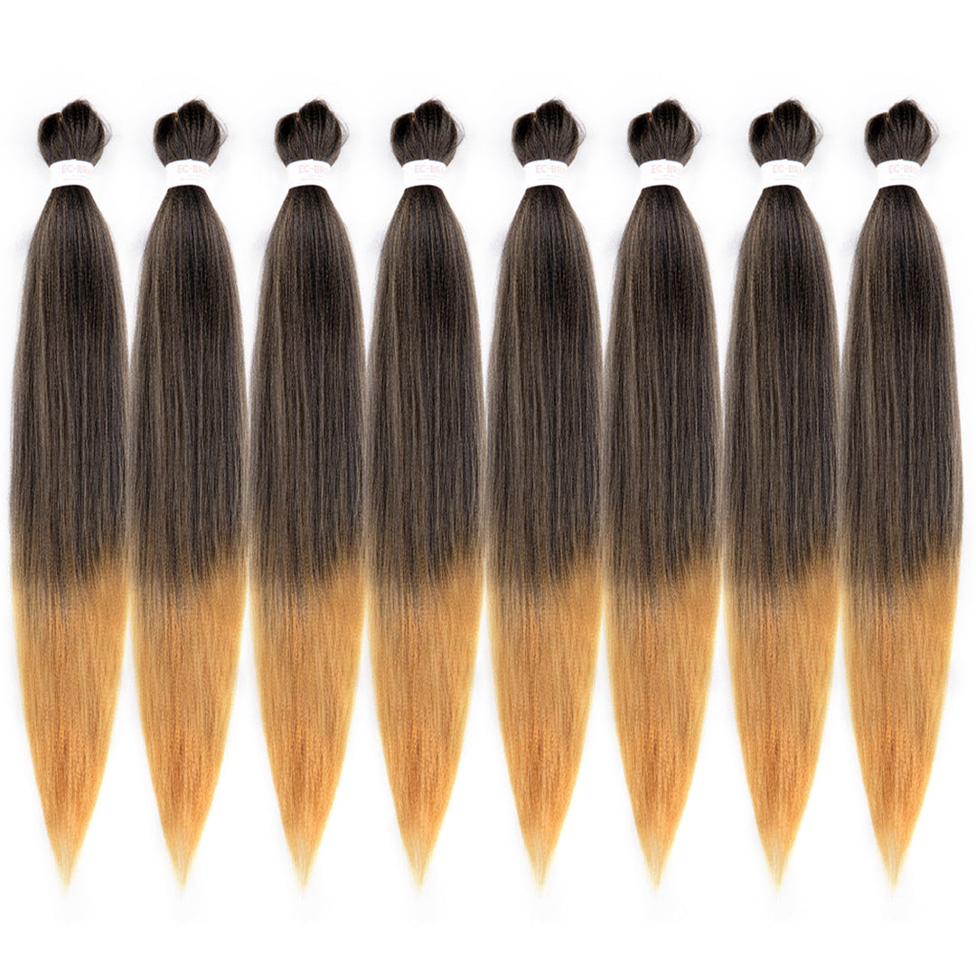 EZ Braid Multi-color Pre-Stretched Braiding Hair 26" Professional Yaki Synthetic Hair