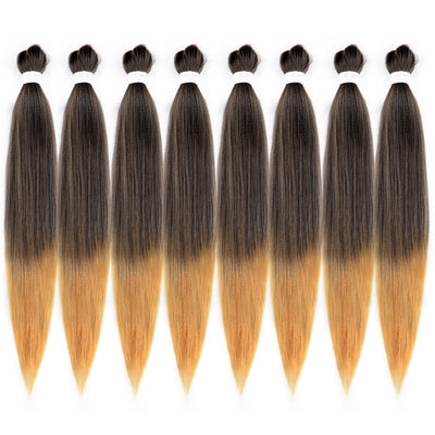 EZ Braid Multi-color Pre-Stretched Braiding Hair 26" Professional Yaki Synthetic Hair