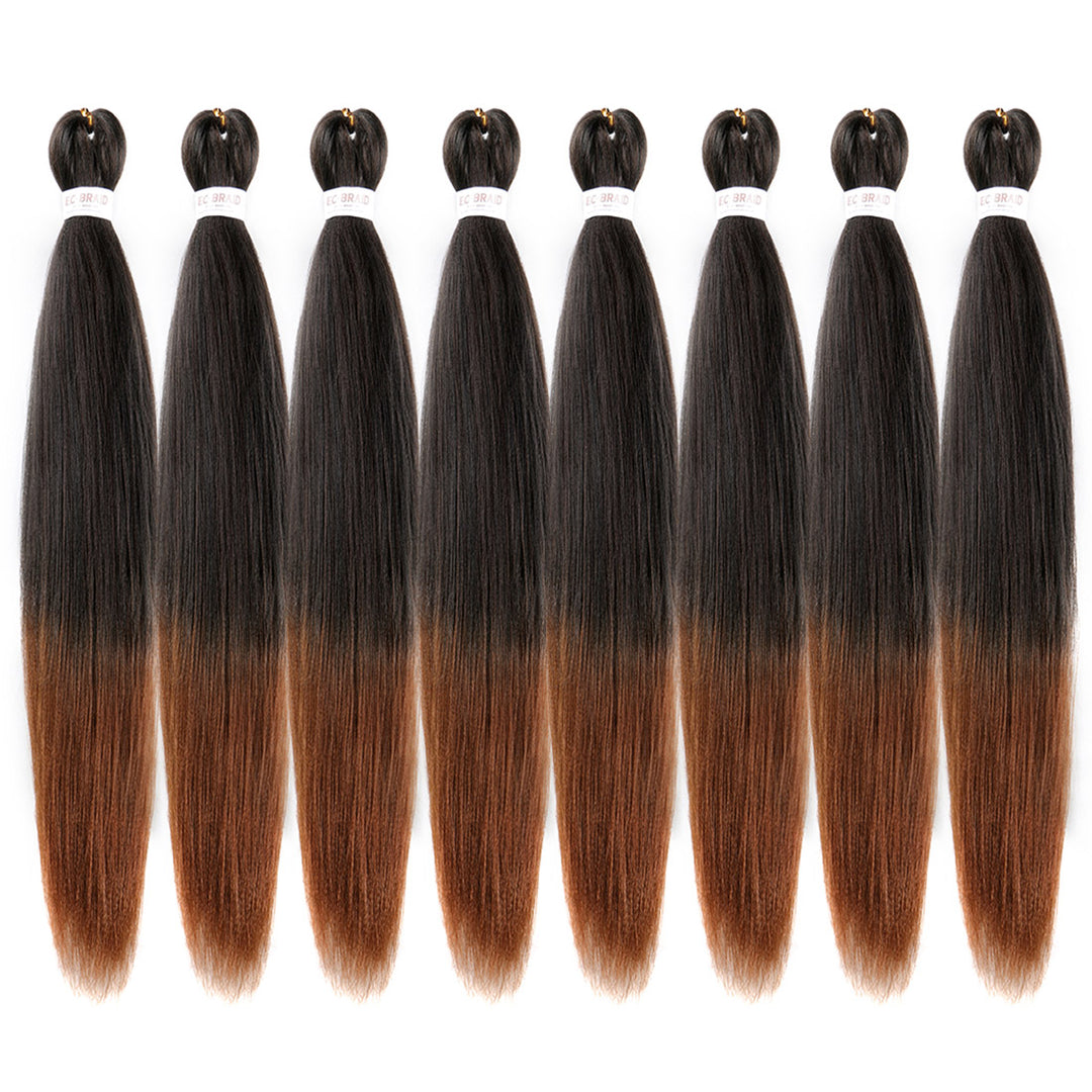 EZ Braid Multi-color Pre-Stretched Braiding Hair 26" Professional Yaki Synthetic Hair