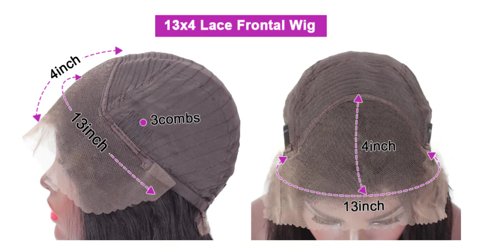 8A Riverwood Deep Wave Wigs 13x4 Lace Front 130% density