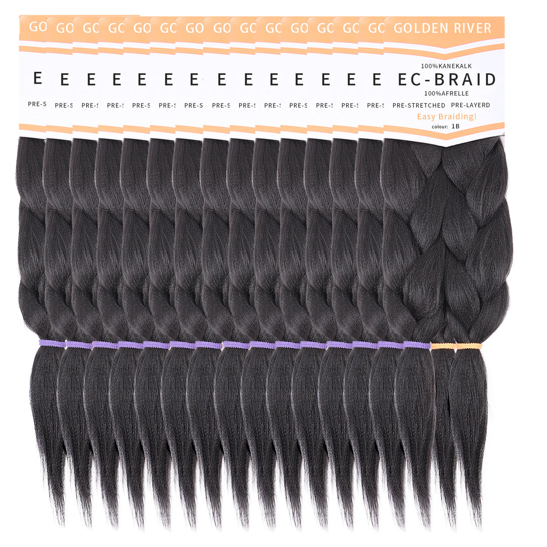 2X PRE-STRETCHED BRAID 48″100% Kanekalon 