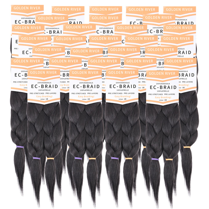 2X PRE-STRETCHED BRAID 48″100% Kanekalon Multi-color available