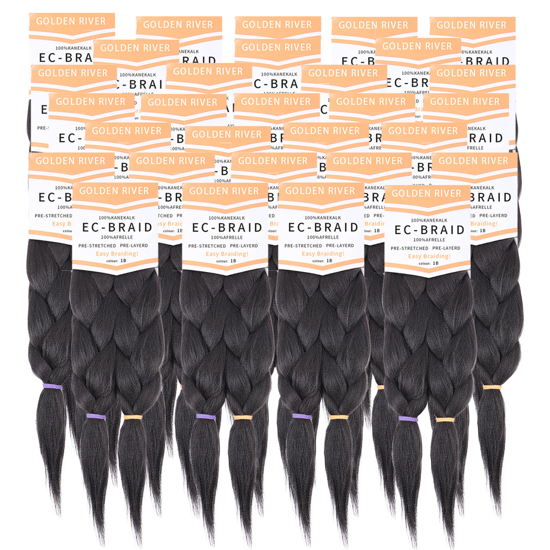 2X PRE-STRETCHED BRAID 48″100% Kanekalon 