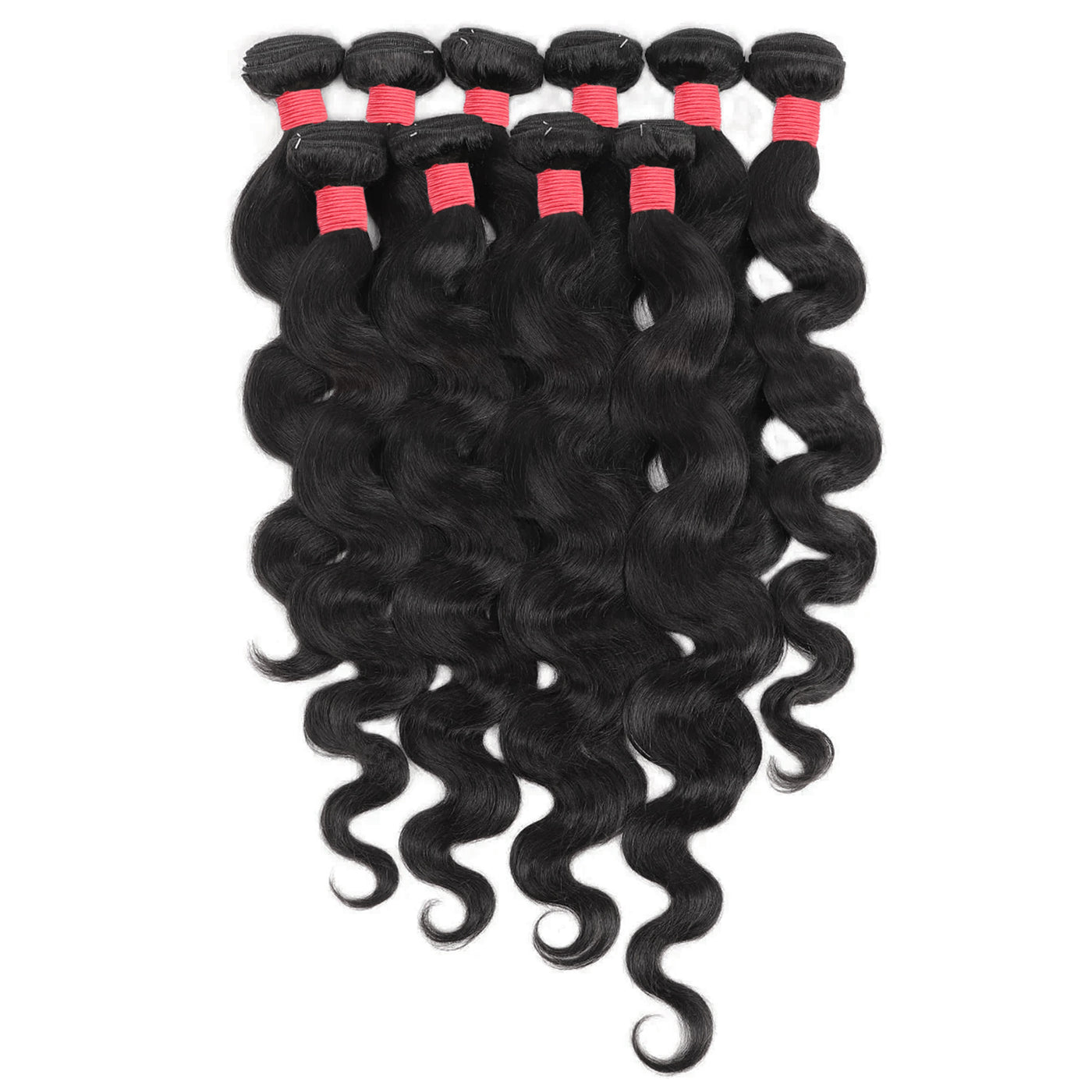 10 Bundles Deal - Wholesale human hair bundles- 10A Indian Virgin Hair (Varied Length 18"-28") Straight/Body/Deep