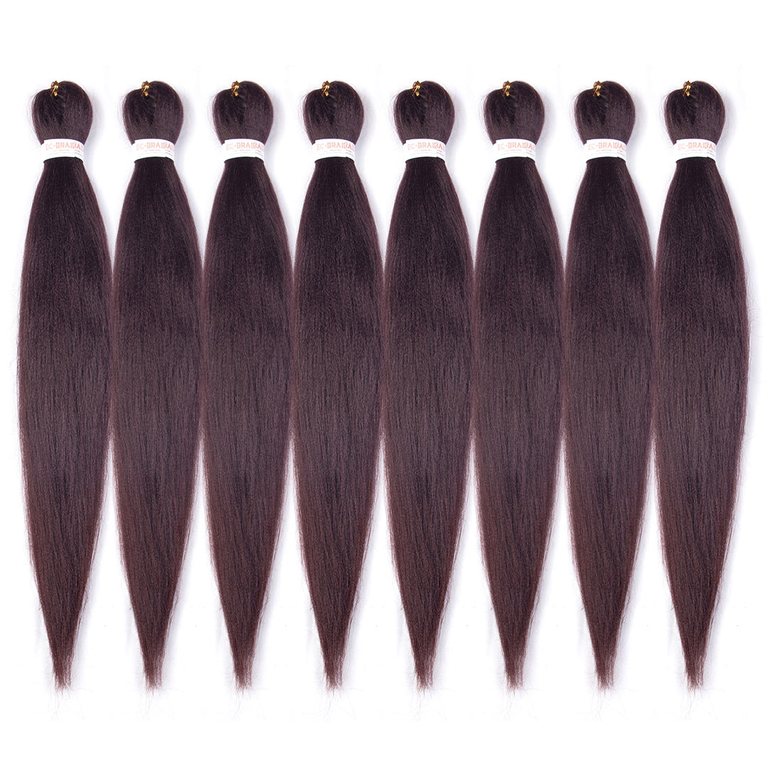EZ Braid Multi-color Pre-Stretched Braiding Hair 26" Professional Yaki Synthetic Hair