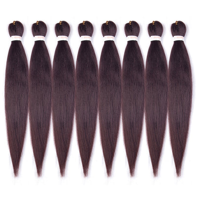 EZ Braid Multi-color Pre-Stretched Braiding Hair 26" Professional Yaki Synthetic Hair