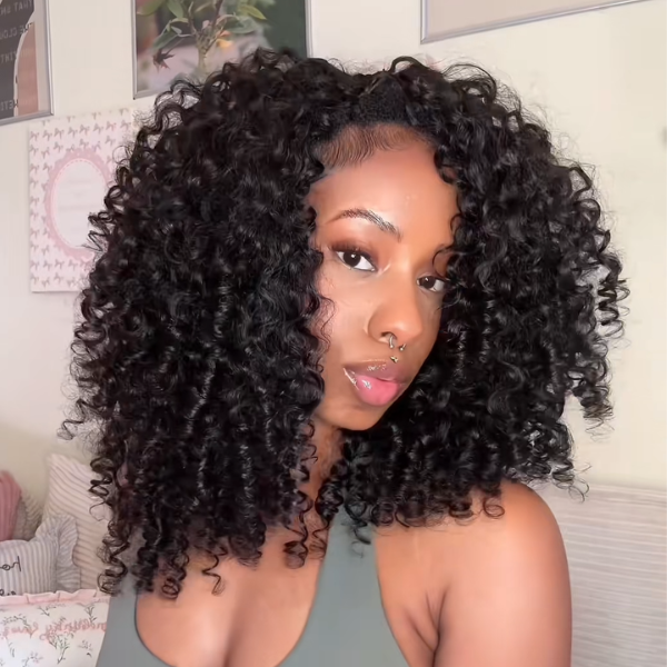 Burmese Curly Feather Crochet Human Hair for Braids