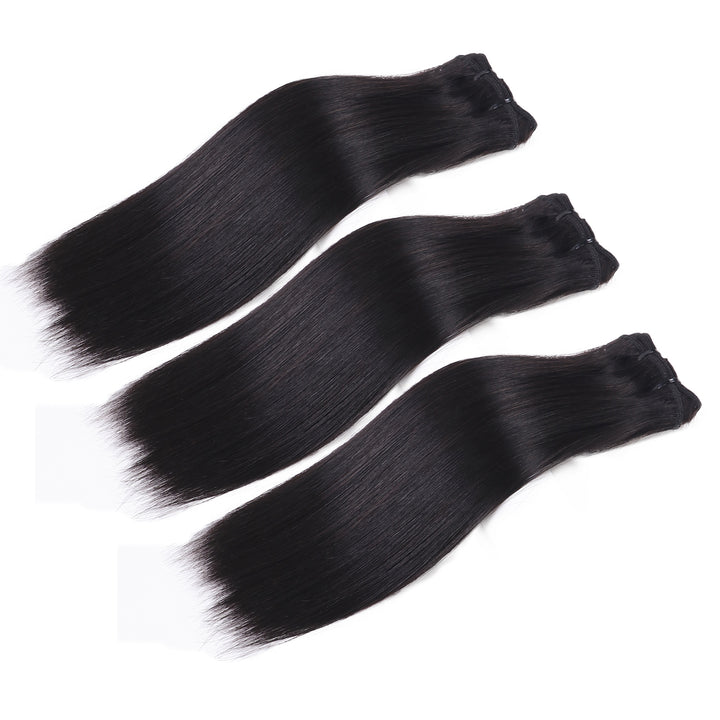 Riverwood Luxe double-drawn straight virgin human hair bundle