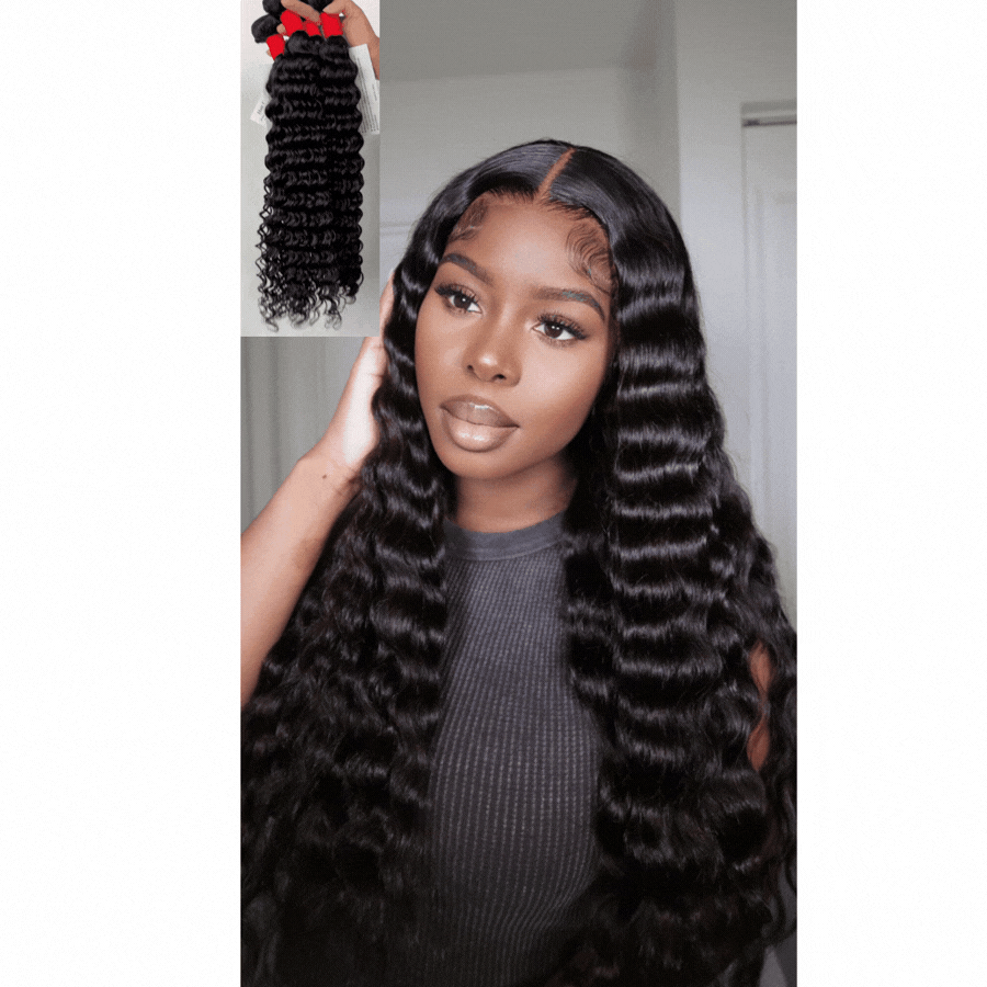 Riverwood deep wave Indian virgin hair - product gallery