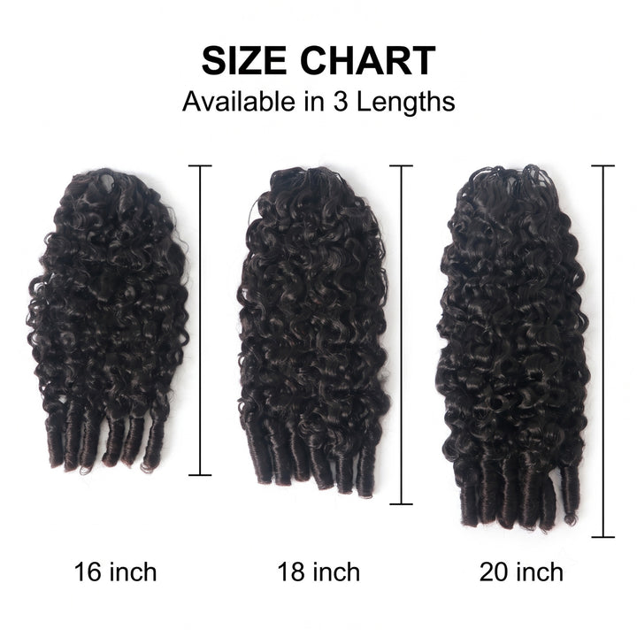 Burmese Curly Feather Crochet Human Hair for Braids