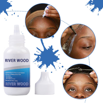 Golden River Lace Glue | Lace Wig Adhesive | Hair Lace Glue (1.3oz)