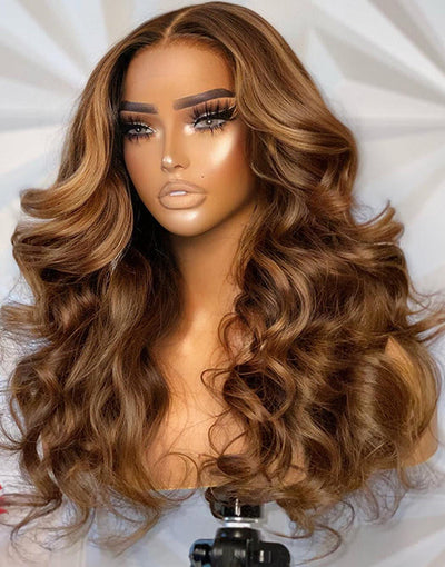 Riverwood Highlight Honey Blonde 13*4 Loose wavy Wigs