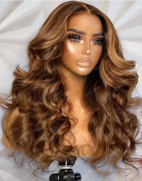 Riverwood Highlight Honey Blonde 13*4 Loose wavy Wigs