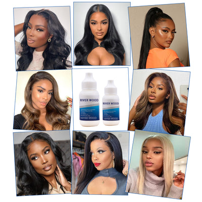 Golden River Lace Glue | Lace Wig Adhesive | Hair Lace Glue (1.3oz)