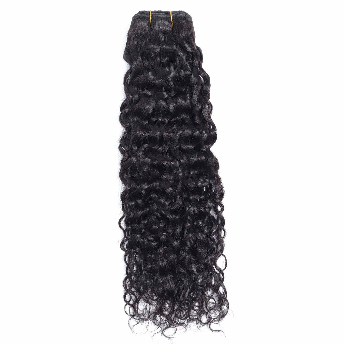 8A Water Wave 100% Brazilian Human Hair Bundle in Natural Black