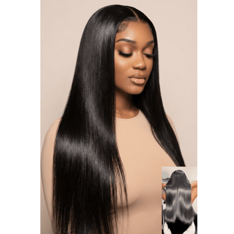 Riverwood Premium straight Indian virgin human hair bundle