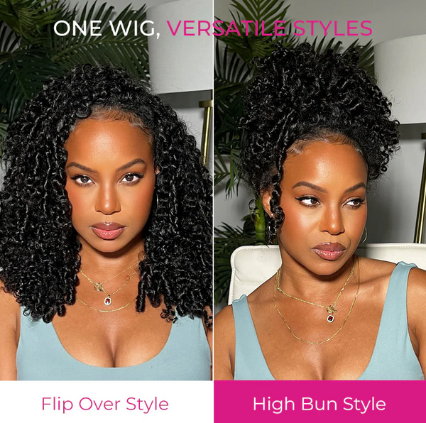 Riverwood Kinky Curly Half Wigs One Fit All