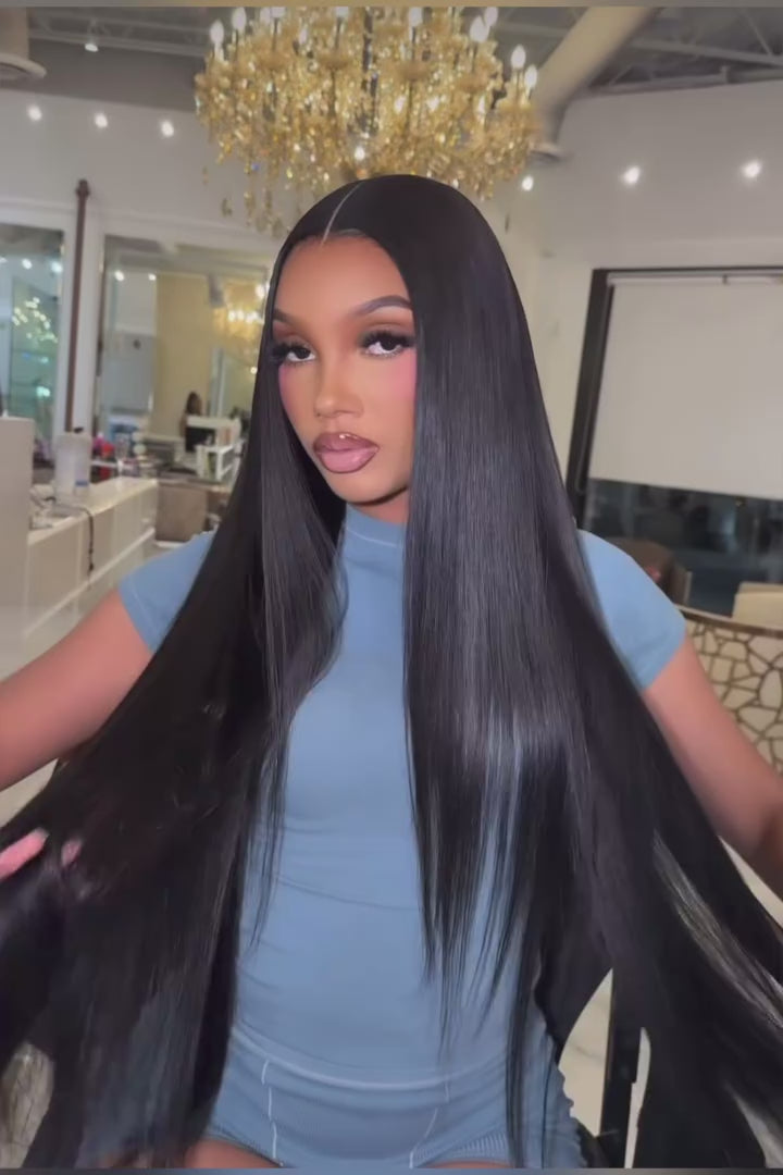 Straight Indian Virgin Human Hair Bundle(Premium)