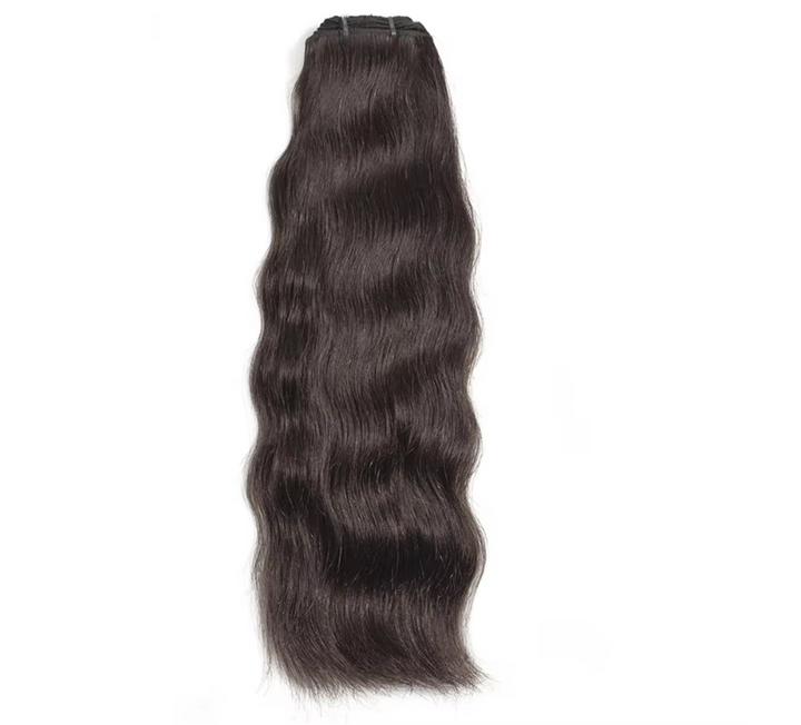 Riverwood raw human hair bundle with natural wave texture