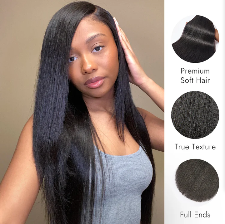 YAKI 100% Brazilian Human Hair Bundle(Value)