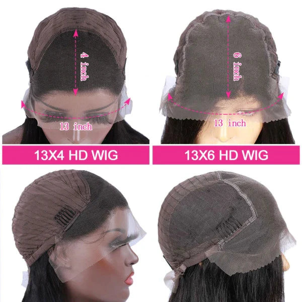 Riverwood Body Wave Wigs 13x6 Lace Front 180% Density Pre-Plucked Virgin Human Hair