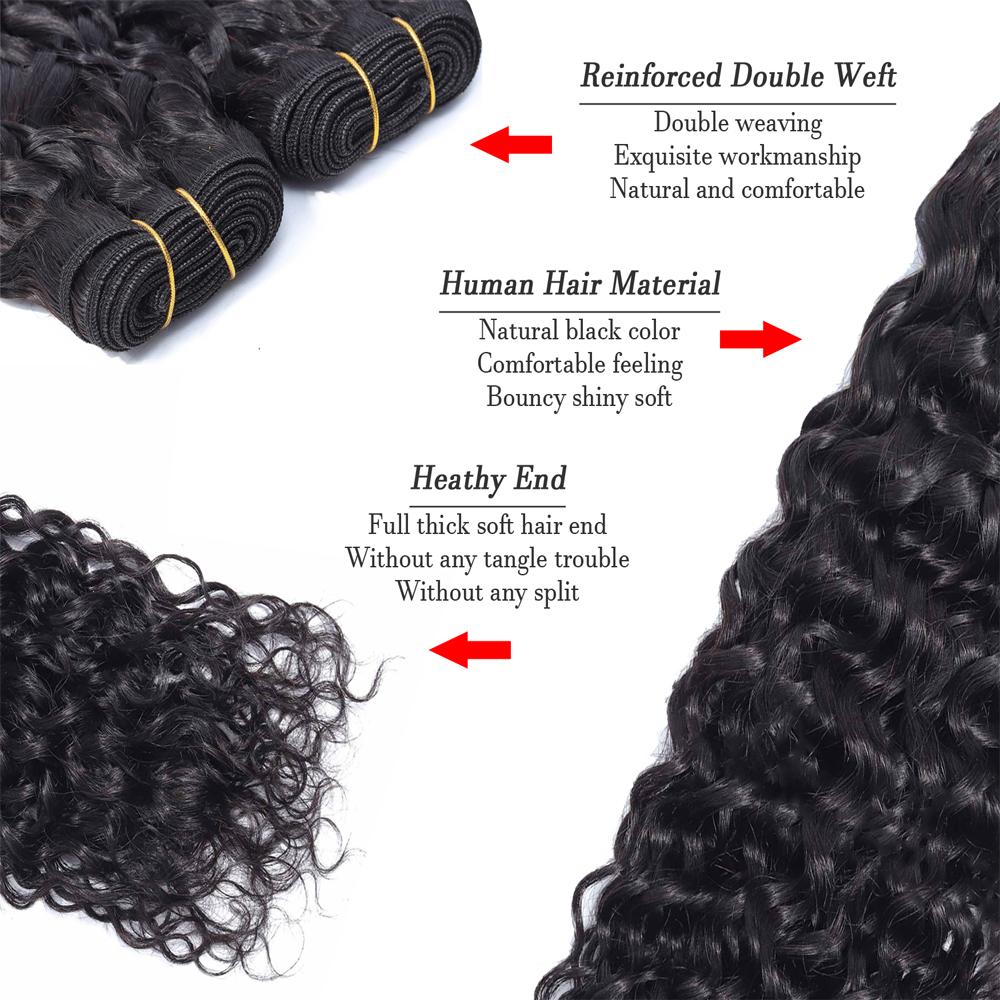 Riverwood Water Wave Brazilian Human Hair Bundle(Value)