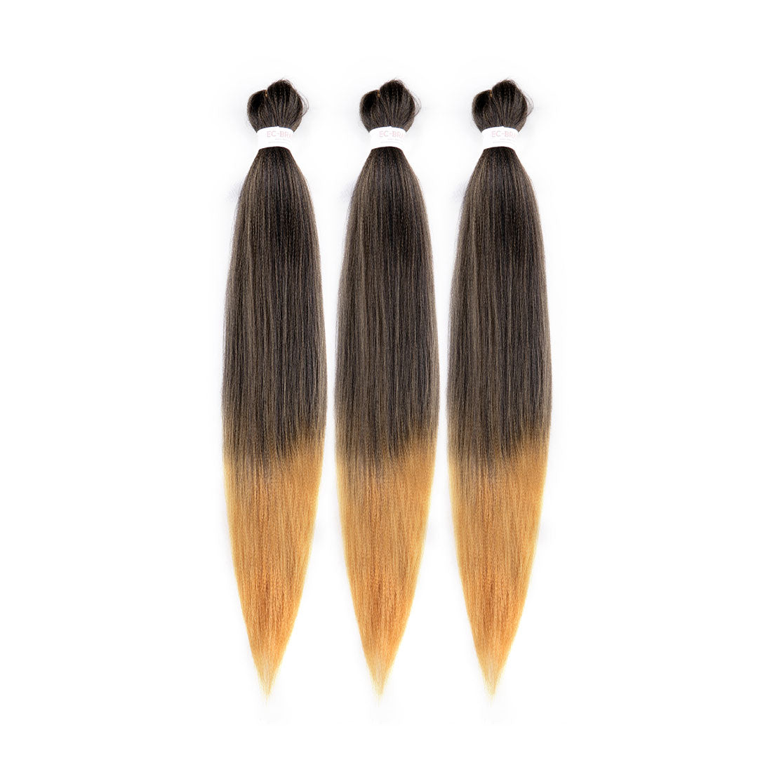 EZ Braid #1B/27 Pre Stretched Braiding Hair 26" Yaki Synthetic Hair