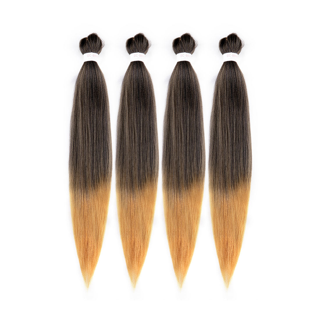 EZ Braid #1B/27 Pre Stretched Braiding Hair 26" Yaki Synthetic Hair