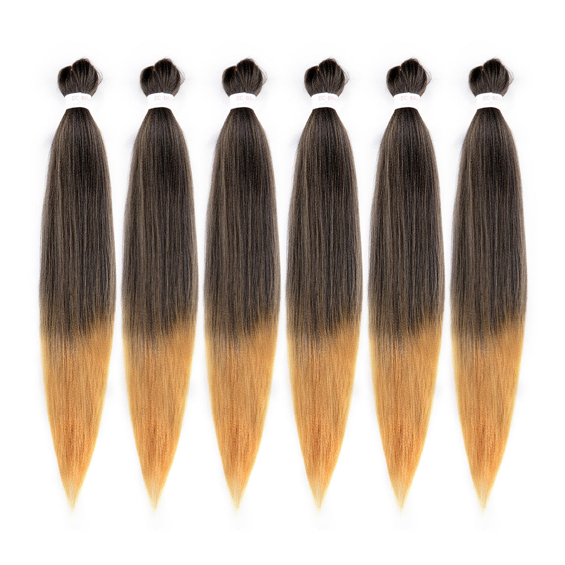 EZ Braid #1B/27 Pre Stretched Braiding Hair 26" Yaki Synthetic Hair