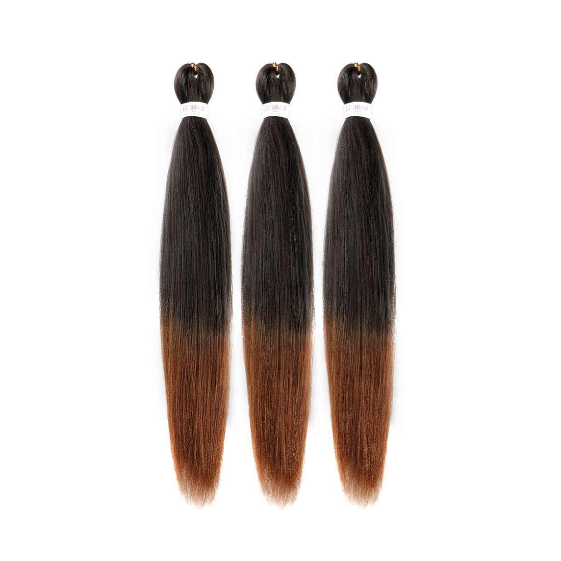 EZ Braid #1B/30 Pre Stretched Braiding Hair 26" Yaki Synthetic Hair
