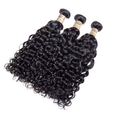 Riverwood 8A Water Wave Brazilian Human Hair Extension Natural Black Color