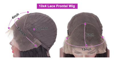 Riverwood Super HD Lace Body Wave Wigs 13x4 Front 180% Density Pre-Plucked Virgin Human Hair