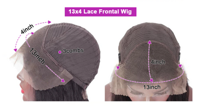 Riverwood Deep Wigs 13x4 Transparent Lace Front 150% Density Pre-Plucked Virgin Human Hair