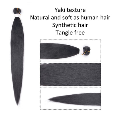 EZ Braid #2 Pre Stretched Braiding Hair 26" Yaki Synthetic Hair
