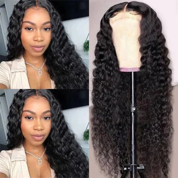 Riverwood Deep Wigs 5x5 Lace 180% Density Pre-Plucked Virgin Human Hair Glueless Wig