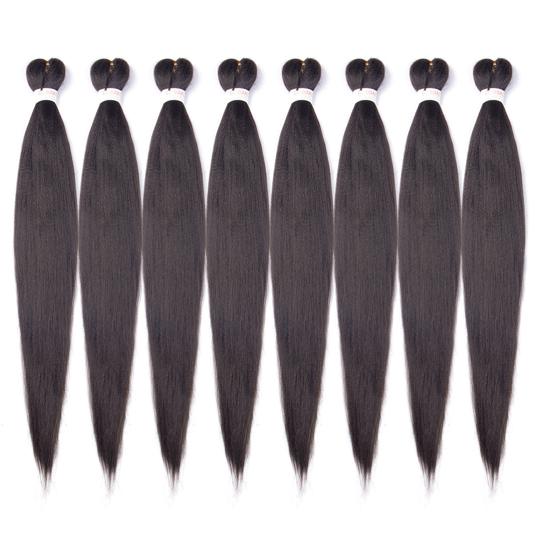 EZ Braid Multi-color Pre-Stretched Braiding Hair 26" Professional Yaki Synthetic Hair