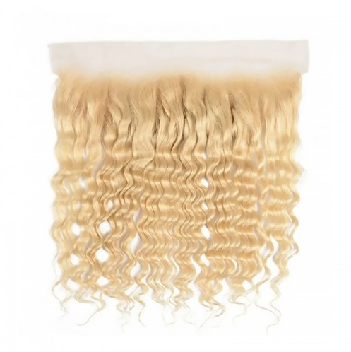 Riverwood #613 13*4 Deep Wave Blonde Human Hair HD Lace Frontal