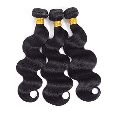 Riverwood 8A Body Wave Brazilian Virgin Human Hair Bundle in Natural Black