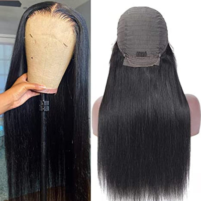 Riverwood 4X4 Lace Closure Straight Wigs Virgin Human Hair