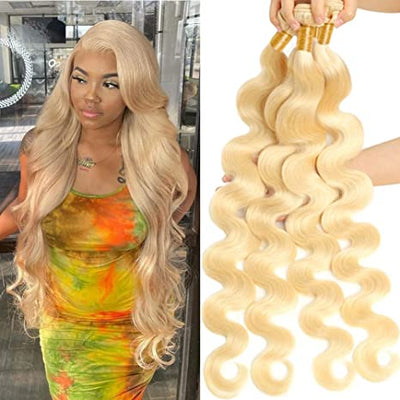 613 Blonde Body Wave Bundle Virgin Human Hair（10A）
