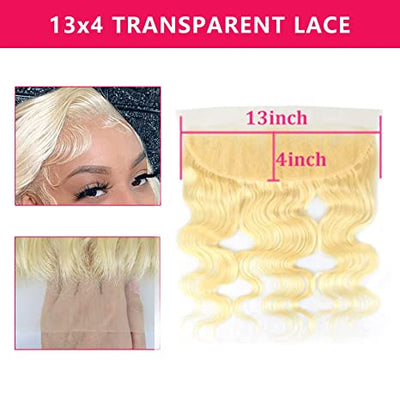 Riverwood #613 13*4 Bodywave Blonde Human Hair HD Lace Frontal