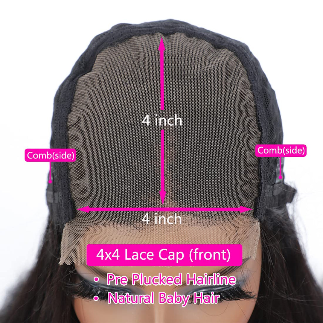 Riverwood 4x4 Lace Closure Short Bob Wigs Straight Hair Wigs