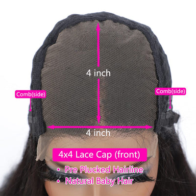 Riverwood 4x4 Lace Closure Short Bob Wigs Straight Hair Wigs