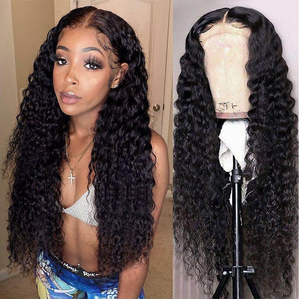 Riverwood Super HD Lace Deep Wave Wigs 13x4 Front 180% Density Pre-Plucked Virgin Human Hair