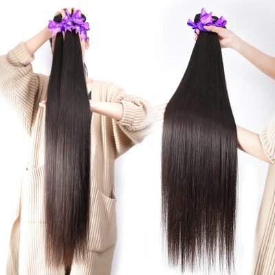 10 Bundles Deal -10A Indian Virgin Hair (Varied Length 12"-22") Straight/Body/Deep