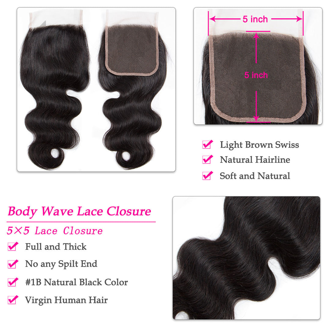 Riverwood 5*5 Body Wave Lace Closur
