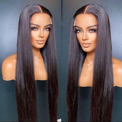 Riverwood Straight 5X5 Lace Closure Glueless Wigs Virgin Human Hair