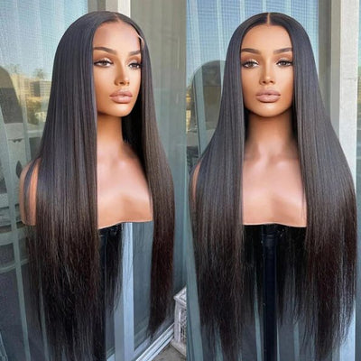 Riverwood Straight 5X5 Lace Closure Glueless Wigs Virgin Human Hair