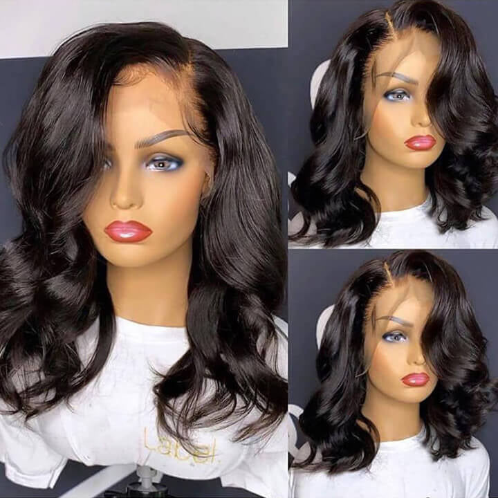Riverwood Loose Wavy Gluless Wigs 13x4 Lace Front Pre-Plucked Virgin Human Hair